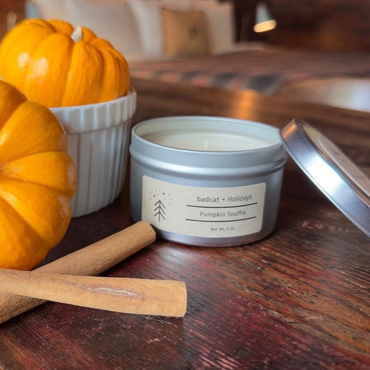 Pumpkin Soufflé Candle Tin